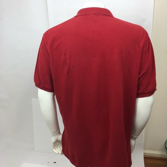 POLO by RALPH LAUREN Men's Polo Shirt Red Sz Lg - Picture 7 of 8